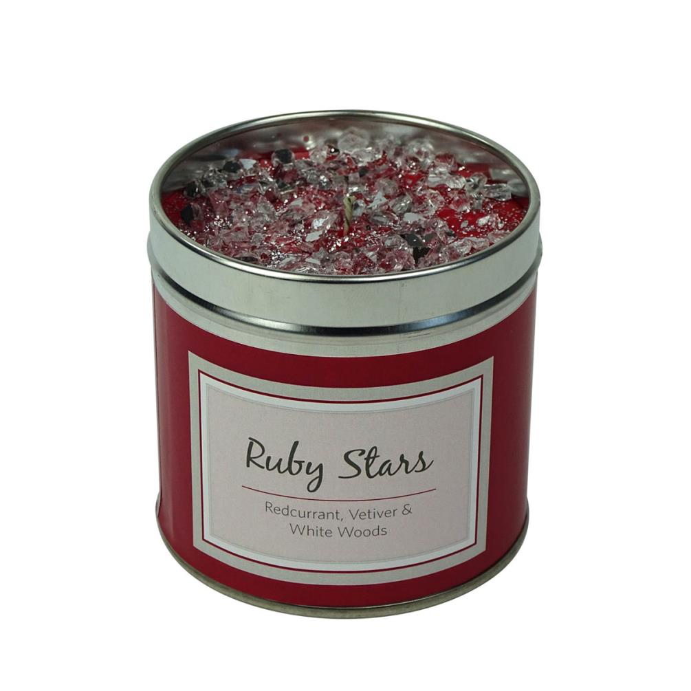 Best Kept Secrets Ruby Stars Tin Candle £8.99